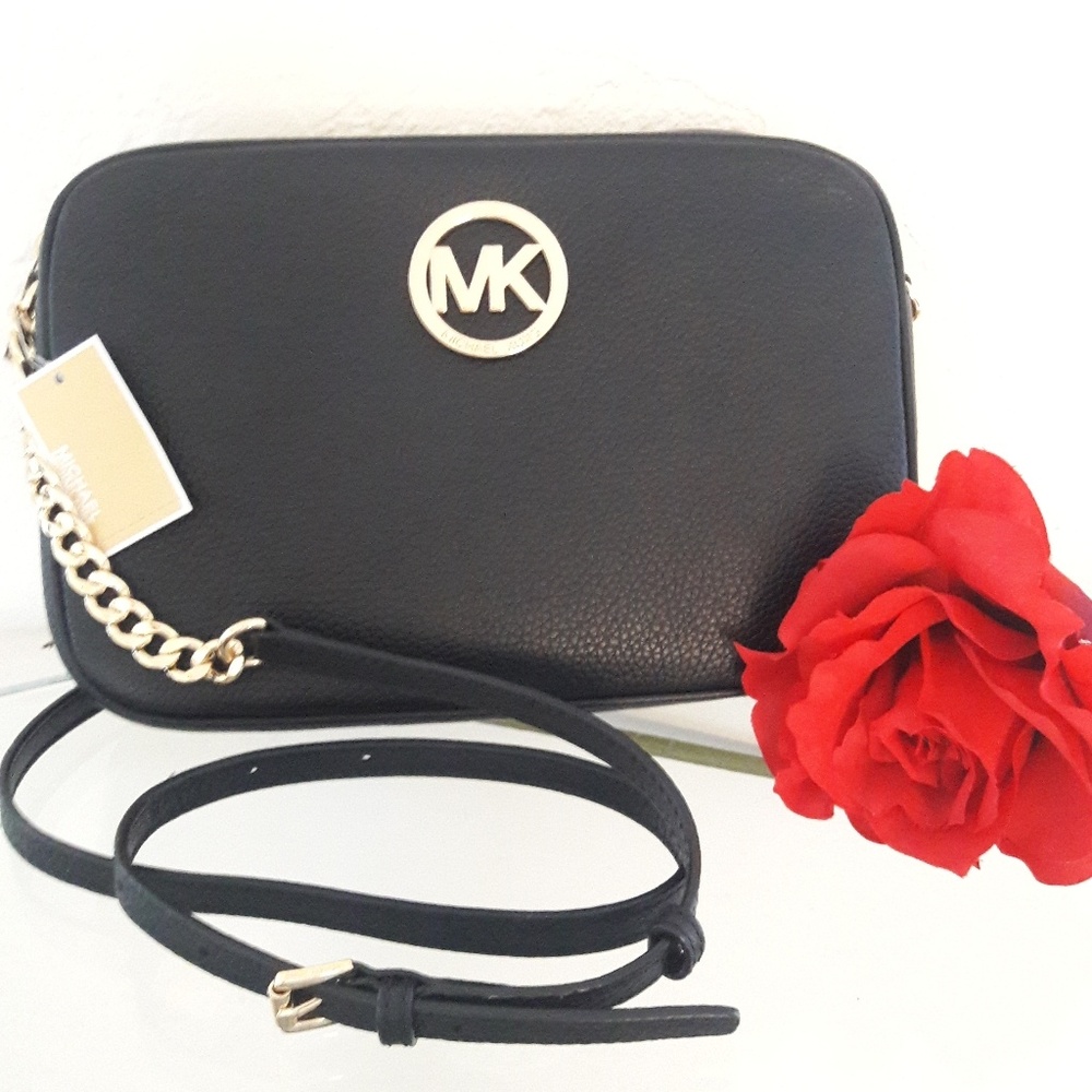 NWT MICHAEL KORS LEATHER FULTON CROSSBODY BAG - Picture 13 of 16